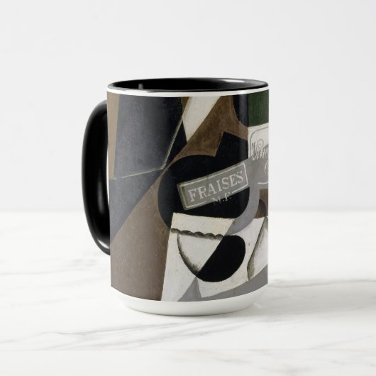 Der Topf von Erdbeermarmelade, 1917 (Öl auf Tasse (Vorderseite Links)