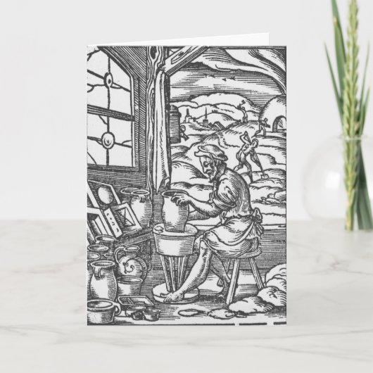 Der Töpfer, 1574 Karte (Vorderseite)