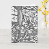 Der Töpfer, 1574 Karte (Gelbe Blume)