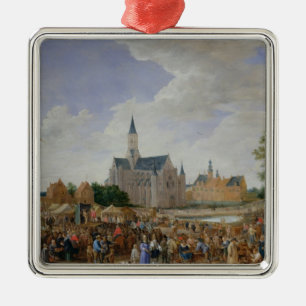 Der Töpfer angemessen in Gent Silbernes Ornament