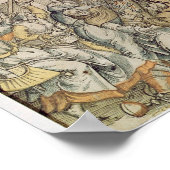 Der Toppling-Schmelztiegel Poster (Ecke)