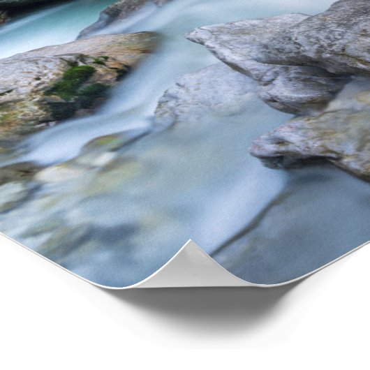 Der Torrent Ramsauer Ache Poster (Ecke)