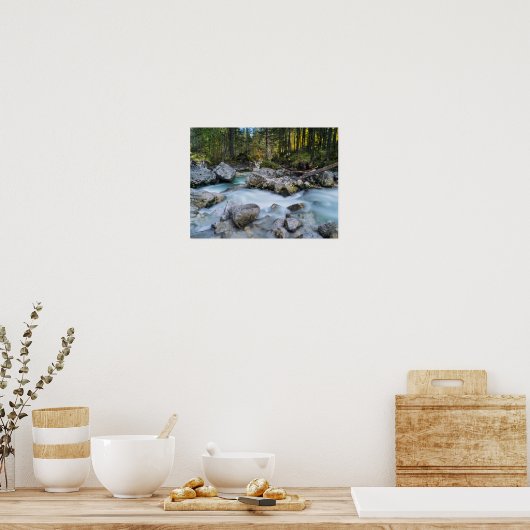 Der Torrent Ramsauer Ache Poster (Küche)