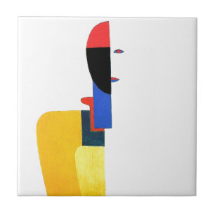 Der Torso-abstrakte Kunst der Frau Fliese