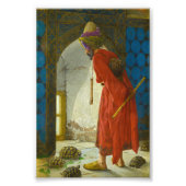 Der Tortoise Trainer, 1906 von Osman Hamdi Bey Fotodruck (Vorne)