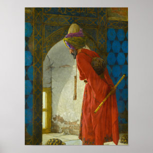 Der Tortoise Trainer, 1906 von Osman Hamdi Bey Poster
