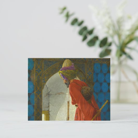 Der Tortoise Trainer, 1906 von Osman Hamdi Bey Postkarte (Stehend Vorderseite)