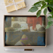 Der Tortoise Trainer, 1906 von Osman Hamdi Bey Seidenpapier (Geschenk)