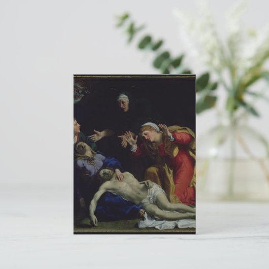 Der Tote Christus betrauerte um 1604 Postkarte (Stehend Vorderseite)