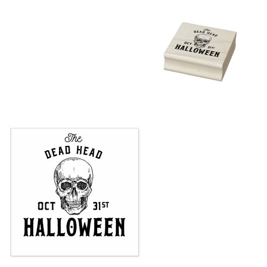 Der tote Kopf Gummistempel (Stempel)
