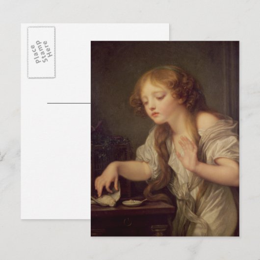 Der tote Vogel Postkarte (Vorne/Hinten)