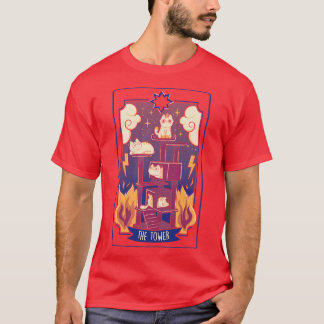 Der Tower Cat Tarot von Tobe Fonseca T-Shirt
