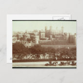 Der Tower of London (sepia Foto) Postkarte (Vorne/Hinten)