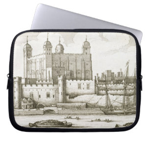 Der Tower von London, 1647 (Stich) Laptopschutzhülle