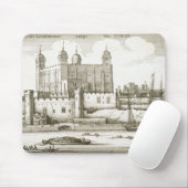 Der Tower von London, 1647 (Stich) Mousepad (Mit Mouse)