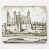 Der Tower von London, 1647 (Stich) Mousepad (Vorne)