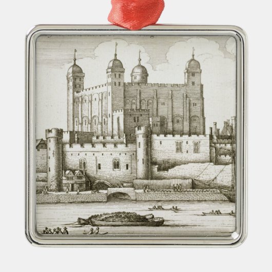 Der Tower von London, 1647 (Stich) Ornament Aus Metall (Vorne)