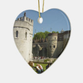 Der Tower von London Keramik Ornament (Links)