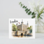 Der Tower von London: Wächter der britischen Gesch Postkarte (Stehend Vorderseite)