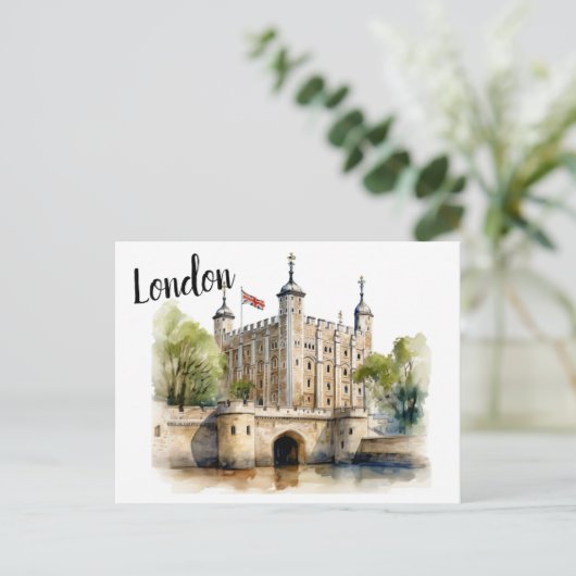 Der Tower von London: Wächter der britischen Gesch Postkarte (Stehend Vorderseite)