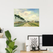 Der Towpath - Johan Jongkind Fine Art Poster (Heimbüro)