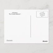 Der Tractate Middoth Postkarte (Rückseite)