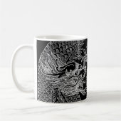 Der traditionelle chinesische Drache Zeichne Schwa Kaffeetasse (Links)