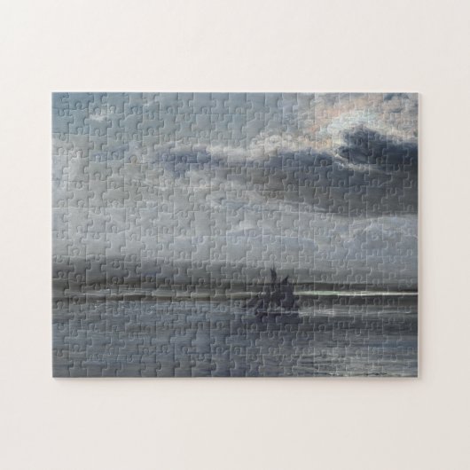Der Traeth Mawr, Mondschein Puzzle (Horizontal)