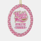 Der Trainer-Geschenk-Verzierung der Welt beste Keramikornament (Rechts)