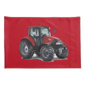 Der Traktor-Bauernhof-Kissenbezüge des Kindes rote Kissenbezug (Rückseite-Rechts)