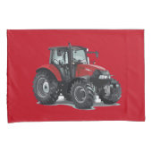 Der Traktor-Bauernhof-Kissenbezüge des Kindes rote Kissenbezug (Vorderseite-Rechts)