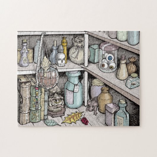 Der Trank-Kabinett-Puzzlespiel des Zauberers Puzzle (Horizontal)