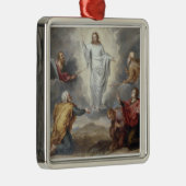 Der Transfiguration (Öl auf Kupfer) Silbernes Ornament (Rechts)