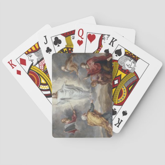 Der Transfiguration (Öl auf Kupfer) Spielkarten (Rückseite)