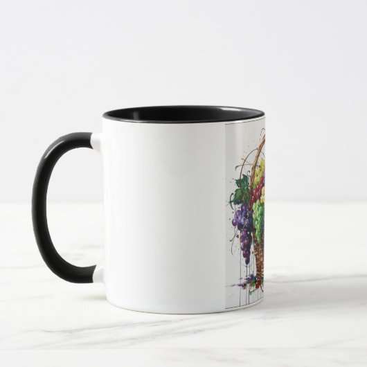 Der Traubenkorb Tasse (Links)