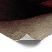 Der Traubenstrauch 1868, Bouguereau Poster (Ecke)