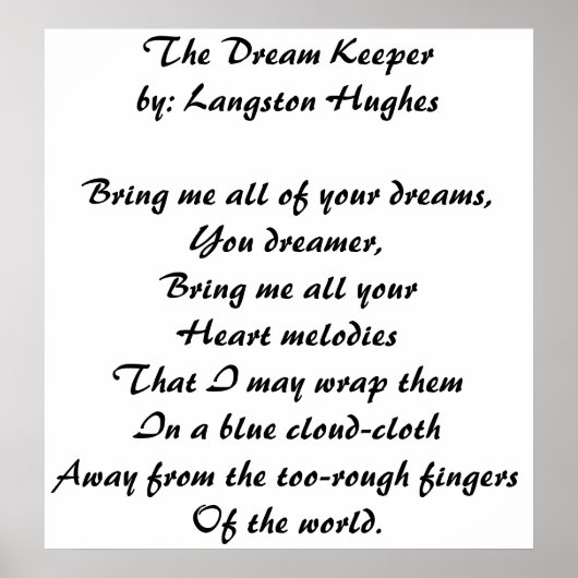 Der Traum bleibt erhalten Poster (Vorne)