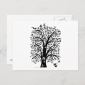 Der Traum der Katze Postkarte (Vorne/Hinten)