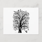 Der Traum der Katze Postkarte (Vorderseite)