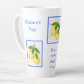 Der Traum der Küste von Amalfi - CUSTOM Milchtasse (Linke Ecke)