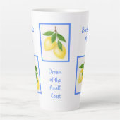 Der Traum der Küste von Amalfi - CUSTOM Milchtasse (Vorderseite)