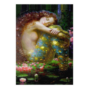 Der Traum der Meerjungfrau Fotodruck