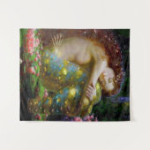 Der Traum der Meerjungfrau Wandteppich (Vorderseite (Horizontal))