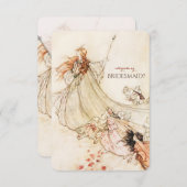 Der Traum der Mittsommernacht wirst du meine Bride Einladung (Vorne/Hinten)