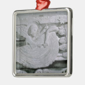 Der Traum der Weisen Silbernes Ornament (Links)