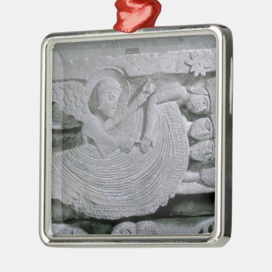 Der Traum der Weisen Silbernes Ornament (Links)