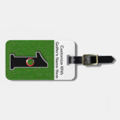 Der Traum des Golfspielers - Loch in einem! Gepäckanhänger (Vorderseite horizontal)