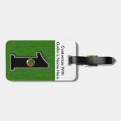 Der Traum des Golfspielers - Loch in einem! Gepäckanhänger (Rückseite horizontal)
