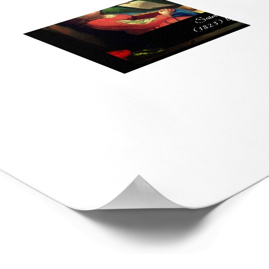 Der Traum des Heiligen Bernard Poster (Ecke)