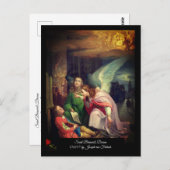 Der Traum des Heiligen Bernard Postkarte (Vorne/Hinten)